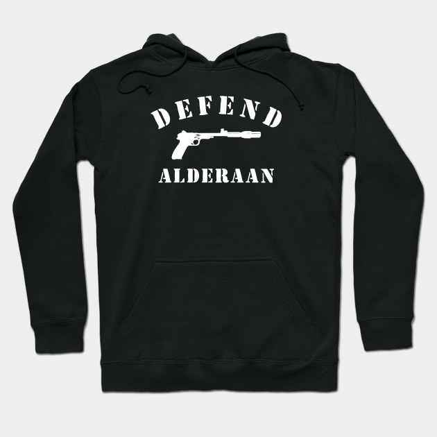 Defend Alderaan Hoodie by Punk Robot